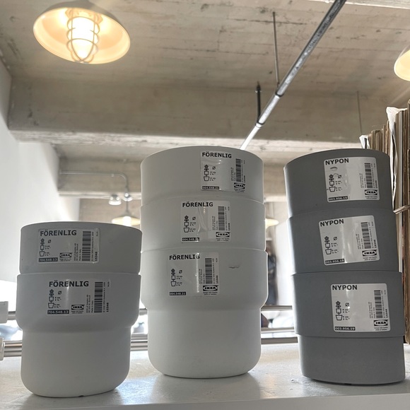 Other - ‘made in Italy’ NWT! assorted pots 🪴🎍 grey & white unused/like new with tags